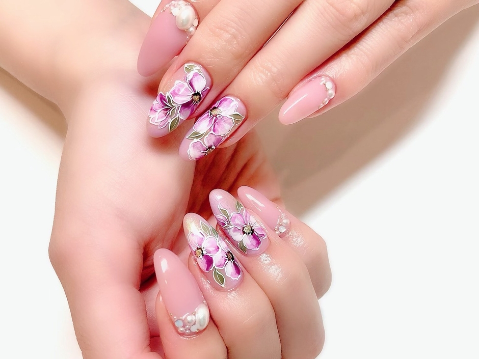 ネイルアートフラワー