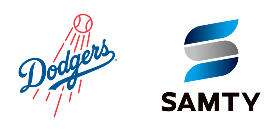 ドジャースロゴ・サムティロゴ