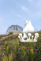 作品:さとうりさ 「あべちゃん、なんかついてるよ」 2017年 自然体感展望台-六甲枝垂れ-撮影:高嶋清俊