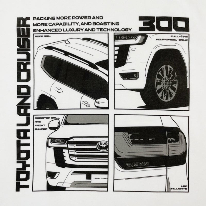 2401TY01-19 LAND CRUISER 300プリントTEE