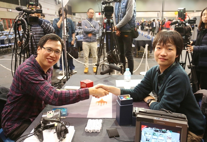 左:夏目拓哉選手 右:中島篤史選手