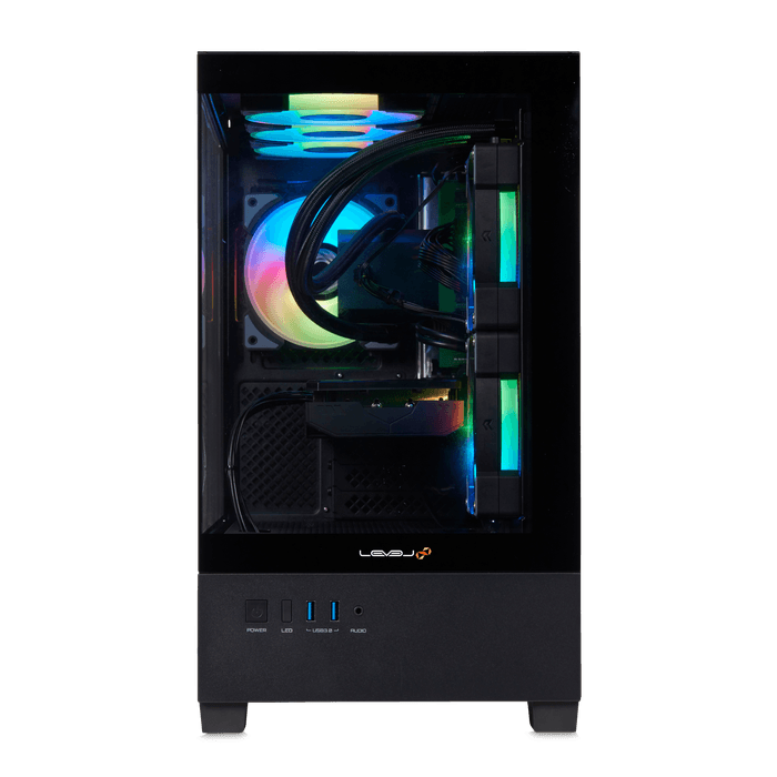 ゲーミングPC LEVEL∞より、ミニタワーピラーレス筐体を採用した