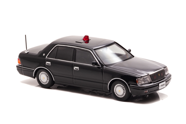 1/43 トヨタ クラウン (JZS155Z) 1998 警察本部警備部要人警護車両:右前
