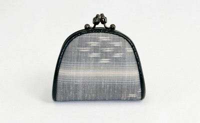 琉球かすり がま口