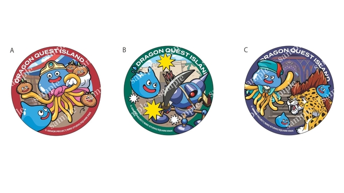 ▲オリジナル描き下ろしステッカー3種