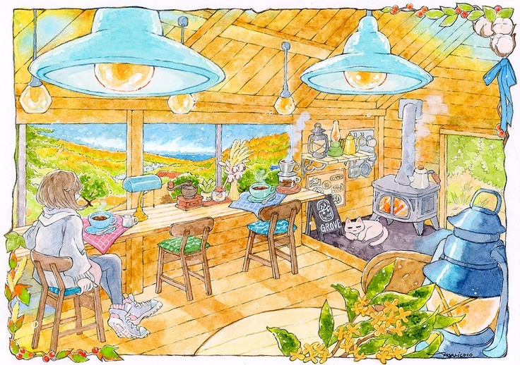 管理棟完成イメージイラスト ©maricoco