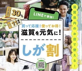 買って応援！使ってお得！滋賀を元気に！ 「しが割」が11月14日(月)からスタート！