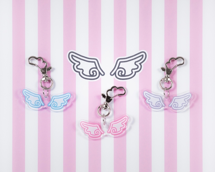 ロゴ羽チャーム