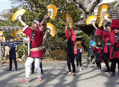 すずめ踊り(昨年度の様子)