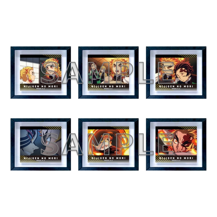 ▲煉獄杏寿郎(※)場面写フレームマグネット (全6種ブラインド)/880円(税込)