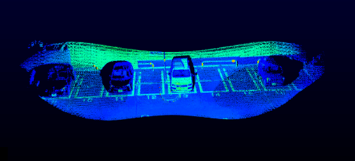 3D-LiDARによる点群表示