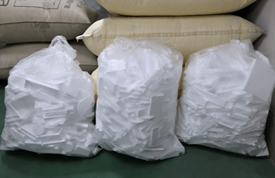 二次加工時に発生する端材や破損品を回収