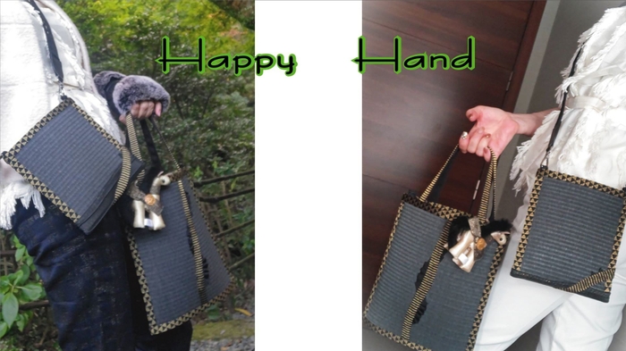 再生の意味を持つ文様を使ったHappy Hand 1