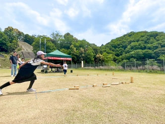 三重県多気町の商業リゾートVISON内の「kiond」にて 地域材を再生利用したスポーツ「クッブ」の体験イベントを開催