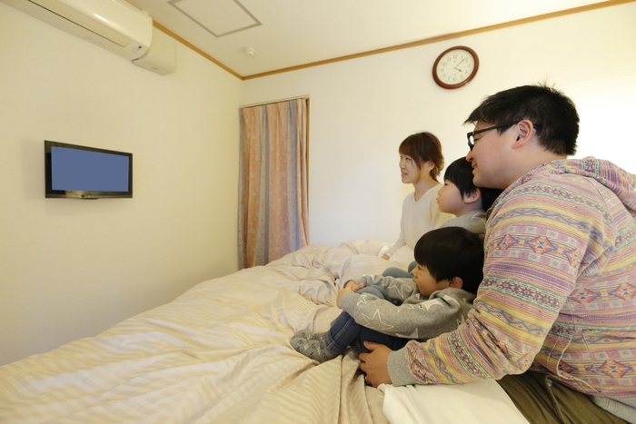 お部屋で遊べるルーム　2F家族イメージ