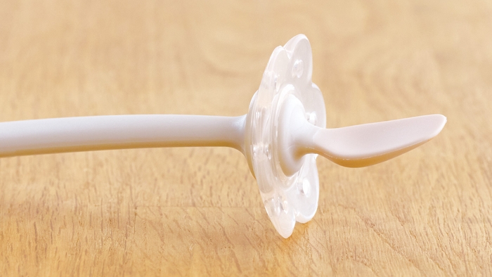 食べやすいフラットな形状