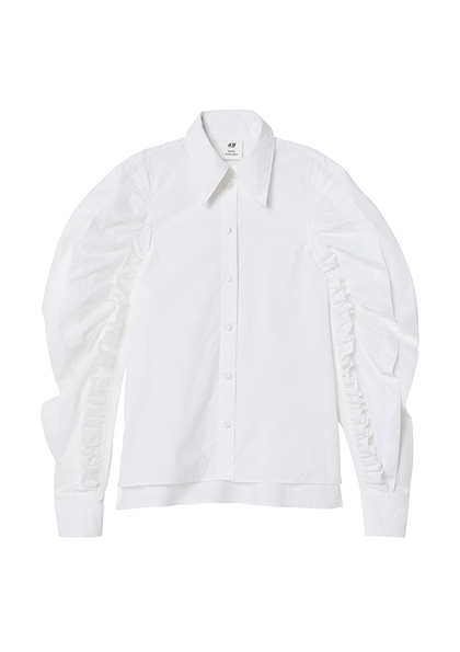 コットンボリュームシャツ¥9,499