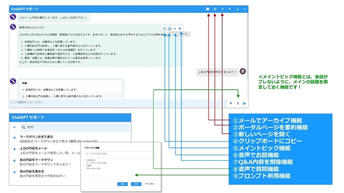 サテライトAI.社内情報AI(ChatGPT対応)機能とは？(2)