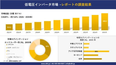 低電圧インバータ市場の発展、傾向、需要、成長分析及び予測2026－2035年