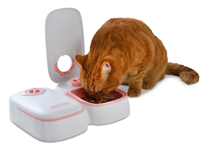 ペット自動給餌器 わんにゃんぐるめ CD-300 猫