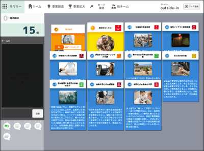 オンライン版「SDGsアウトサイドイン・ビジネスゲーム」