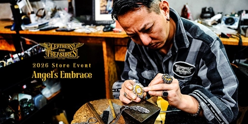LEATHERS AND TREASURES - 2026 In Store Event - Angel's Embrace - 東京・大阪・静岡でデザイナー来店イベント開催