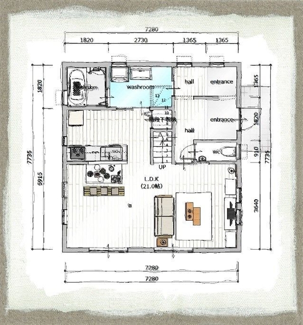 間取り図1階