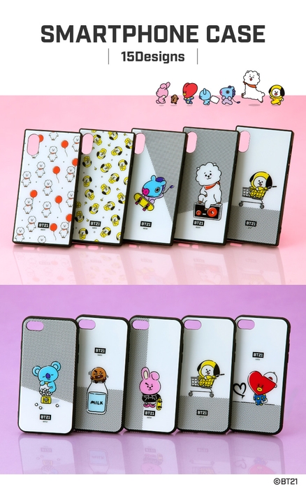 BT21ガラスハイブリッドケース