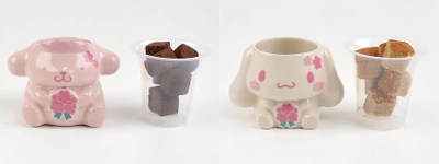 ポムポムプリン＆シナモロールのひなまつり チョコブラウニー＆紅茶ブラウニー ２月２５日（土）より　数量限定で発売！