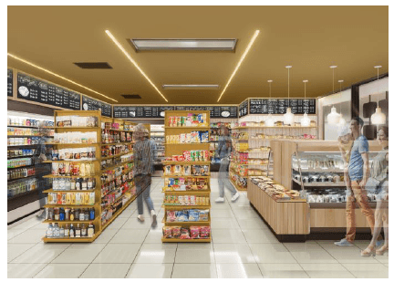 (店内イメージパース)