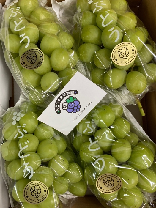 シャインマスカット3~4房(約2kg)