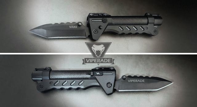 強靭な5Cr15MOVステンレス製ブレード