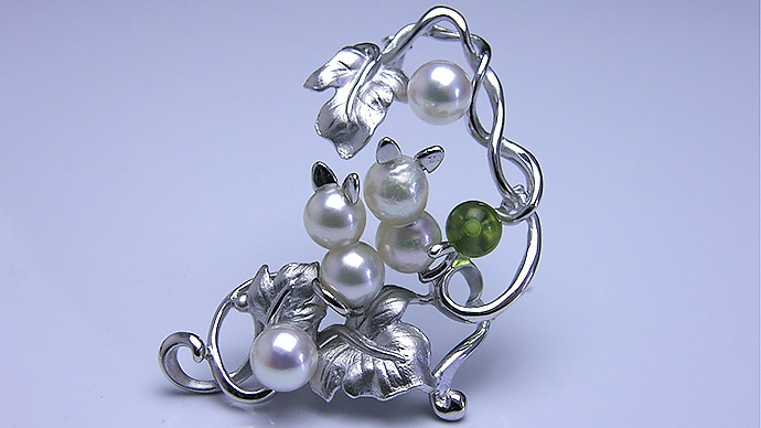 保護猫ブローチ「草原の兄弟ネコ」     