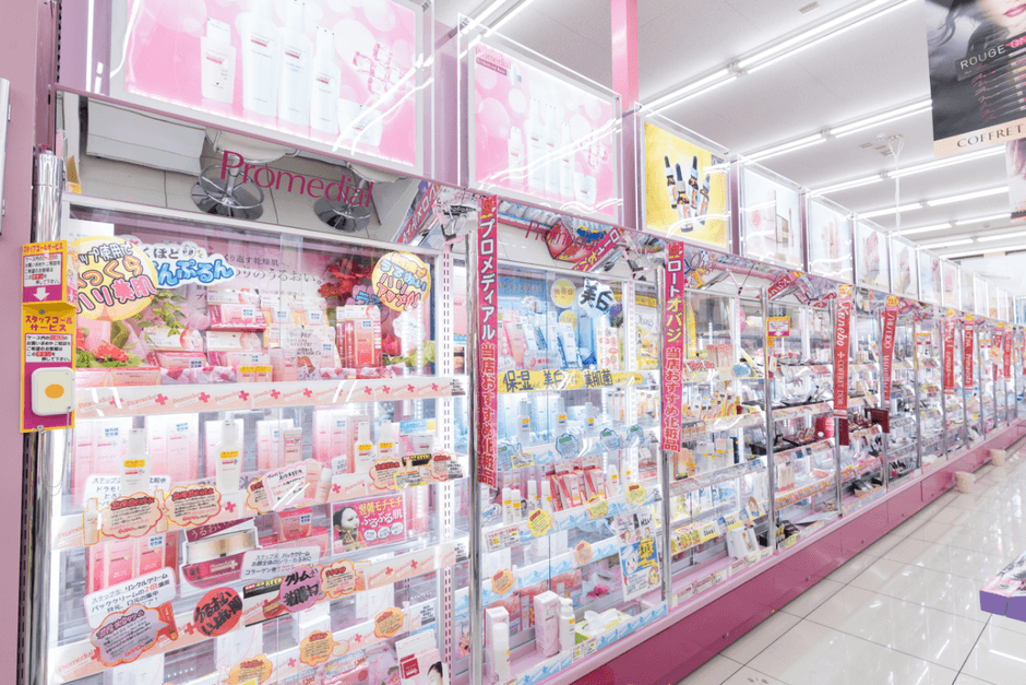化粧品売場