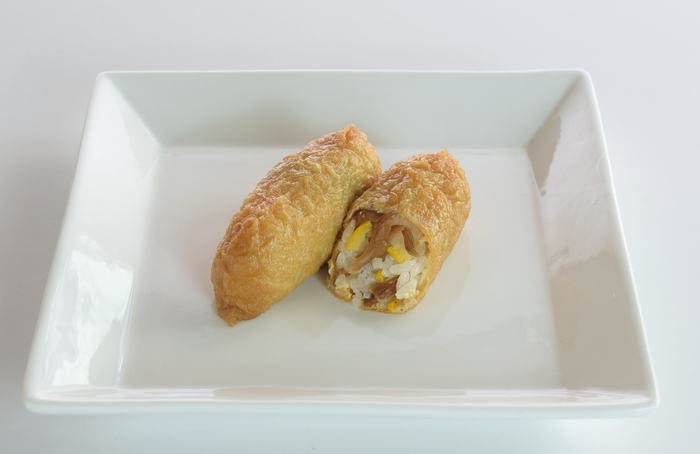 <古市庵>季節いなり 舞茸 ゆず