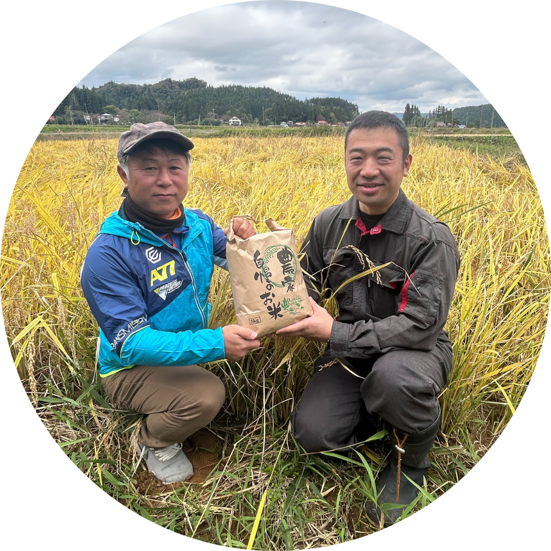 栗原市栗駒文字地区の若手農家さん