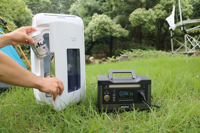 ビールも冷えて飲めます