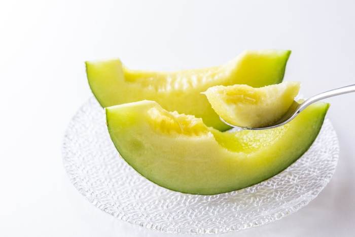 その場で食べれるカットメロン