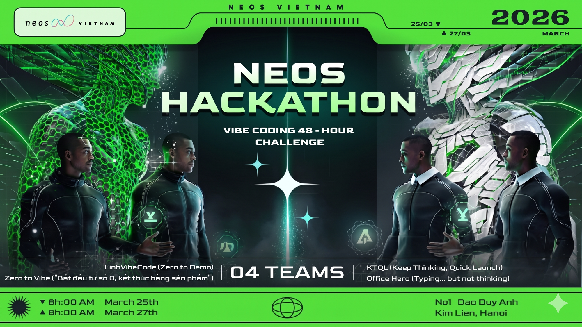 ネオスベトナム、バイブコーディングを活用したハッカソン
「HACKATHON VIBE CODING AI 2026」を開催！