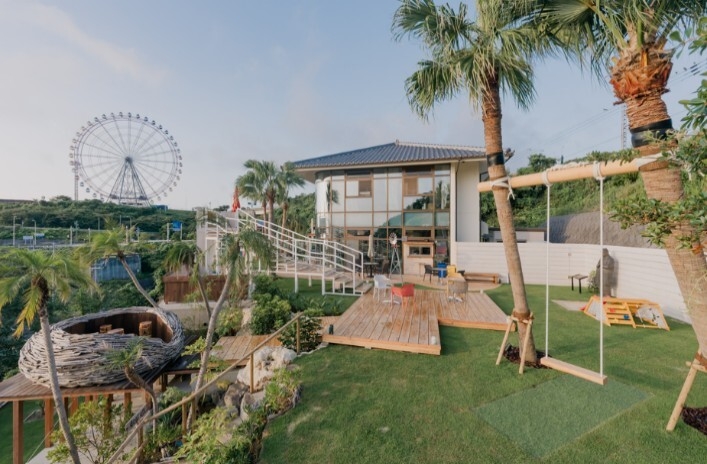 ヤシの木ブランコ