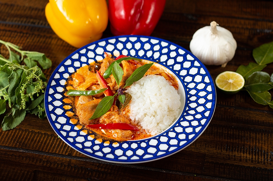竹の子レッドカレー炒め