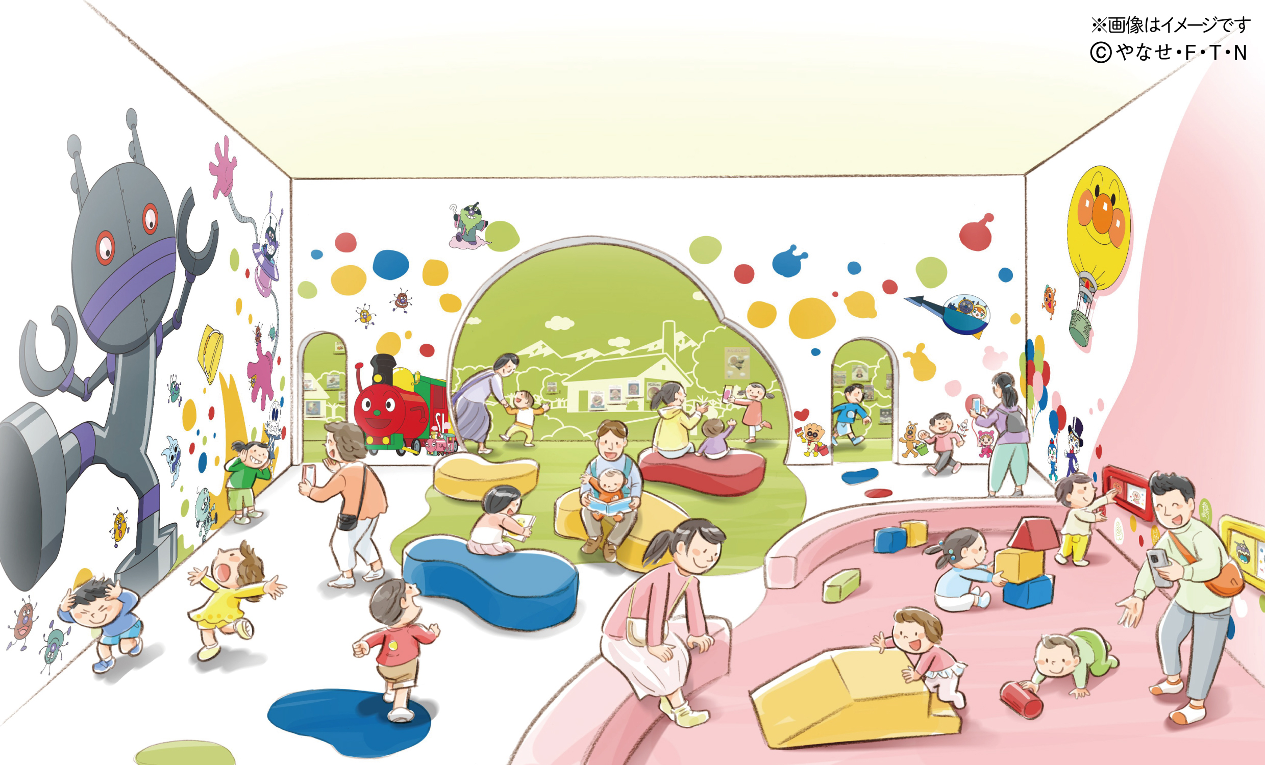 ベビーエリア&えほんコーナー※画像はイメージです