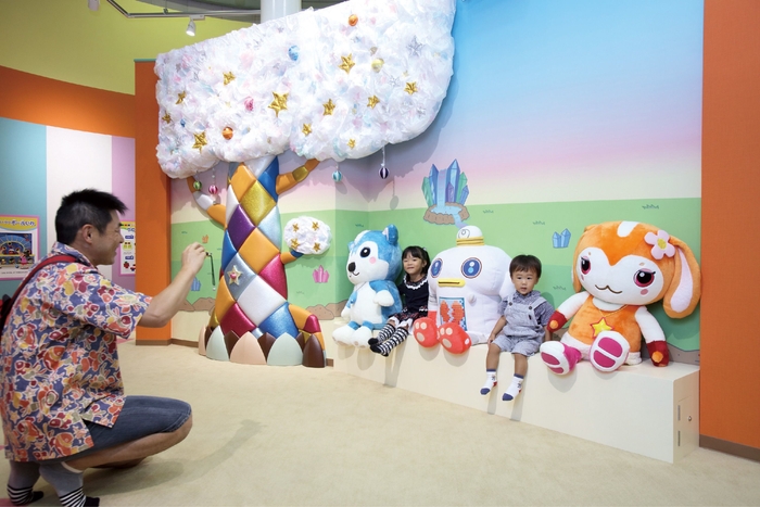 ガラピコたちとハイ、パチリ!