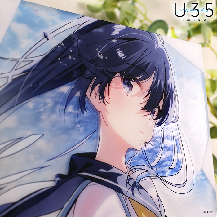 アクリルアート(ミラータイプ)「青夏」