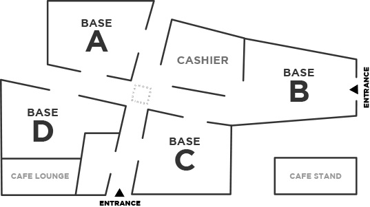 CHOOSEBASE SHIBUYA GUIDE MAP