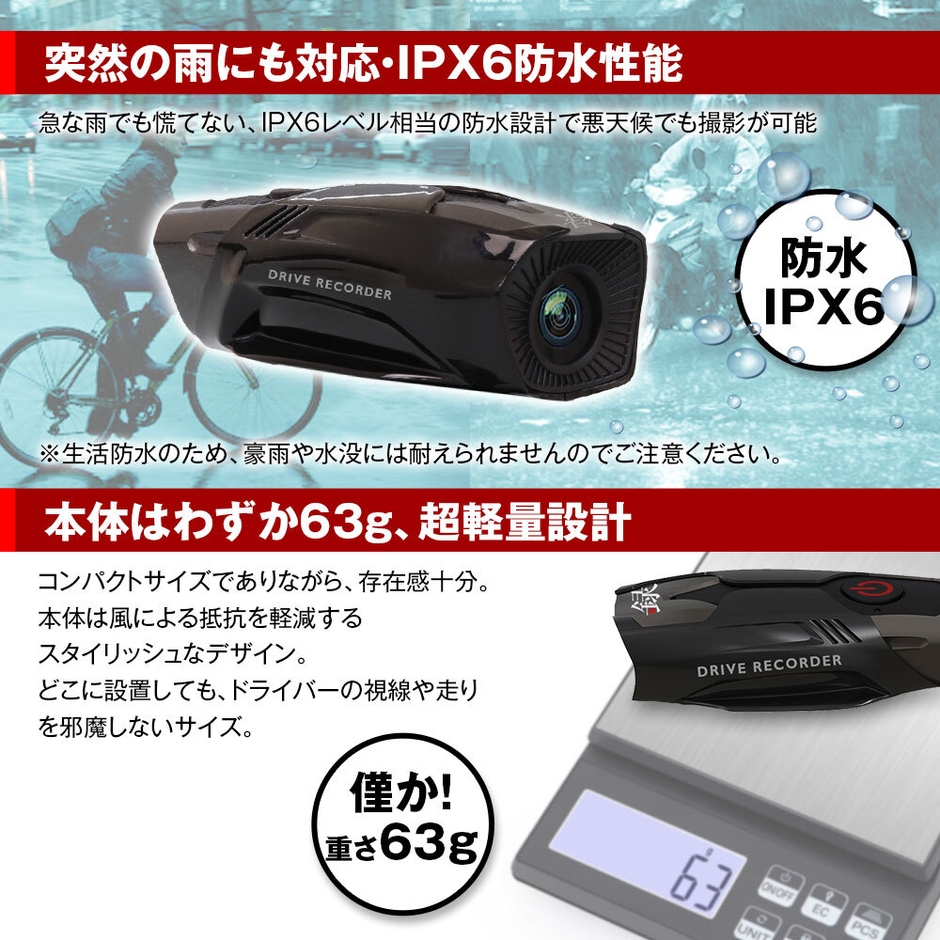 BDVR-B001　最軽量モデル驚異の63g