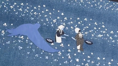 A scene from the denimation. 