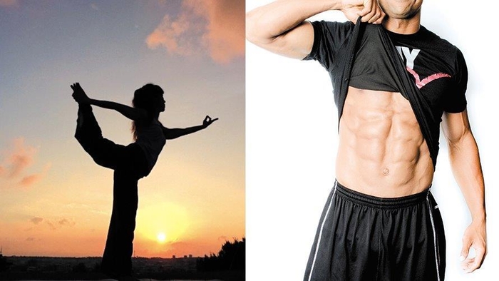 サンセットヨガ&マッスルDEナイト