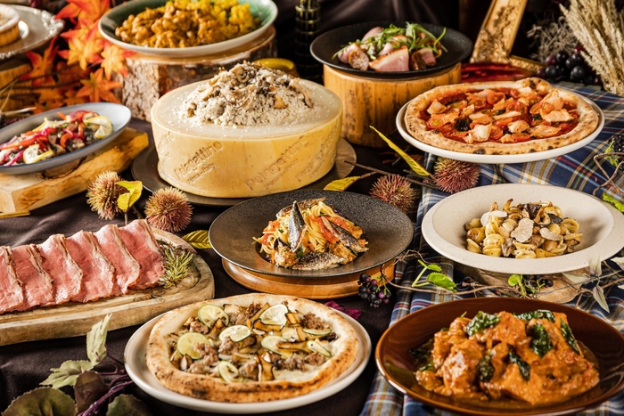 彩り鮮やかなブッフェの数々