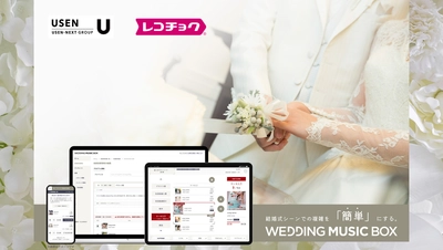 業界初！披露宴演出に特化したBGMサービスパッケージ 『WEDDING MUSIC BOX』 USEN、レコチョクとの協業で本格提供を開始